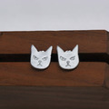 貓臉表情包耳環 森氣貓耳針