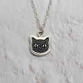 家有黑貓 - 925純銀貓咪項鍊 可客製化刻字_1