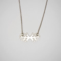 鹿角蕨項鍊 - 925純銀植物項鍊_4