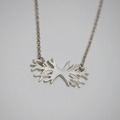 鹿角蕨項鍊 - 925純銀植物項鍊_5