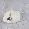 天然藍晶石純銀項鍊_5