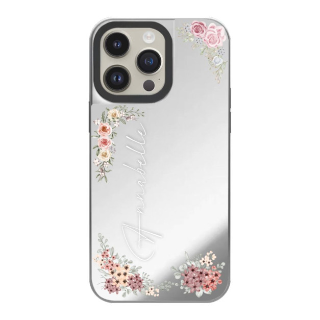 「Sliver」鏡面殼 - 質感花卉