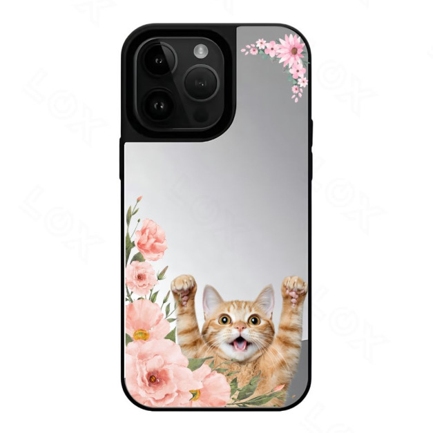 「Shine」鏡面殼 - 花卉半身