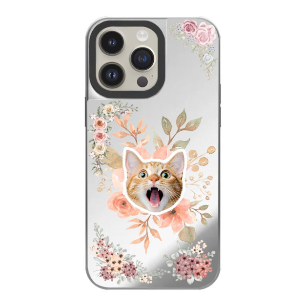 「Sliver」鏡面殼 - 花卉頭像