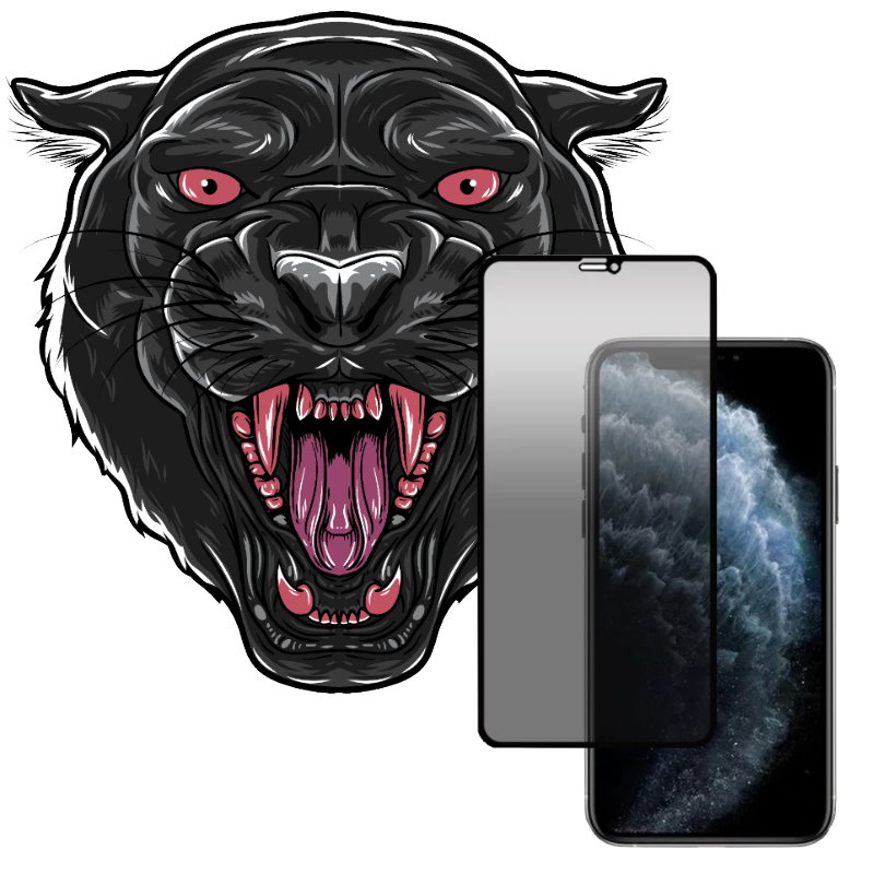 LOSOA 黑豹クロヒョウ超鑽石化9H鑽石膜 iPhone全系列