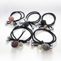 Bijoux C.韓製線球水晶髮圈_1