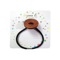 Bijoux C.木質棕色髮圈