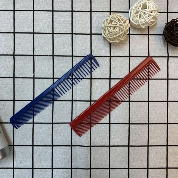 藍紅平面剪梳