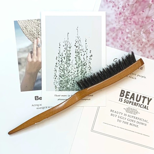 楓木系列髮梳 鬃毛刮梳