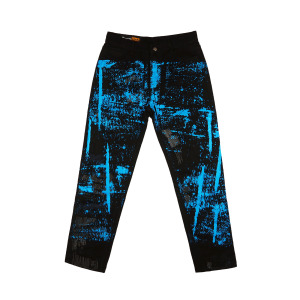 【最後一件】手工印刷破壞牛仔褲