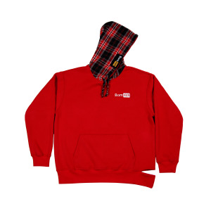 CHECKED FLANNEL HOODIE