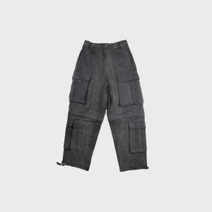 反光可拆式兩穿寬鬆工裝褲