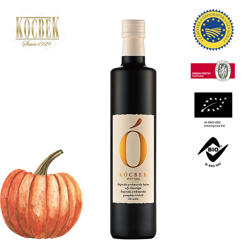 ❚Kocbek 克北克❚ 頂級熱壓南瓜籽油─250ml