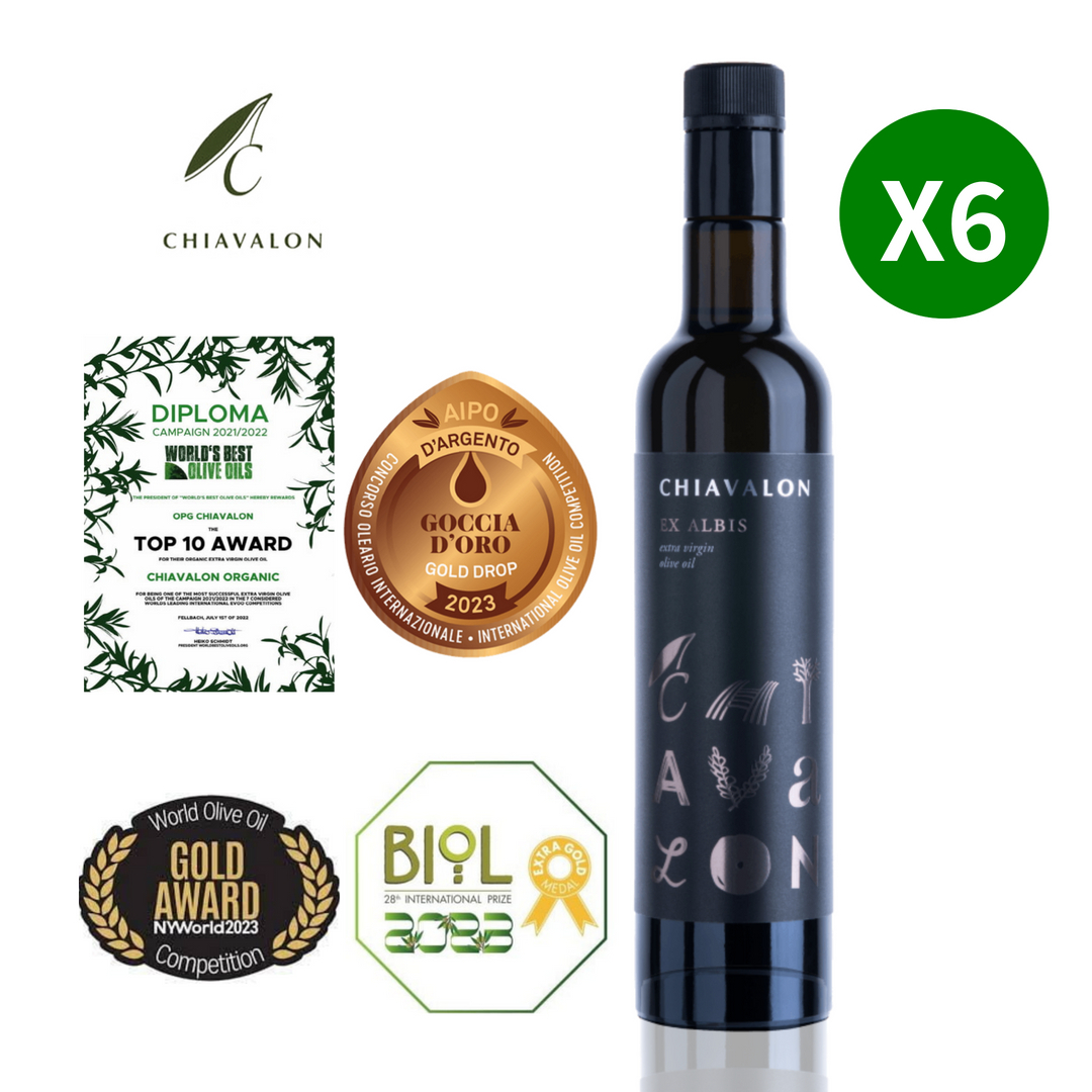 【Chiavalon克芙蓉】特級初榨冷壓橄欖油Extra Virgin-500ml X6瓶