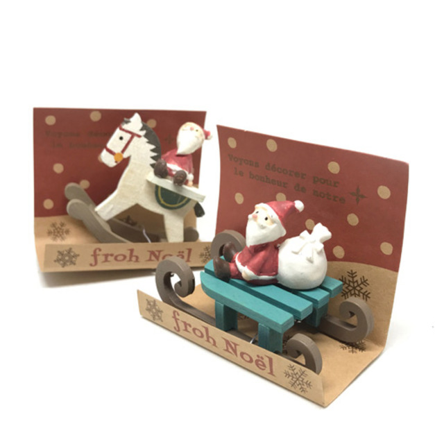 日本 Everyday - 聖誕老人木雕系列 共3款