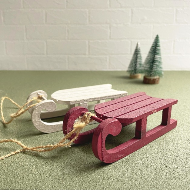 日本 Everyday - 聖誕雪橇木雕 共2款