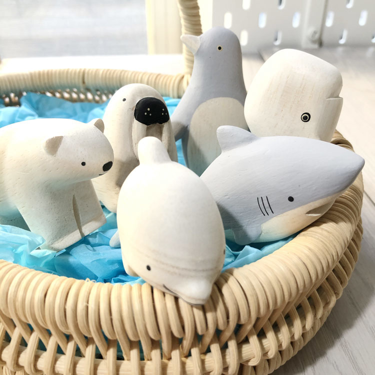 日本t Lab手工動物小木雕 夏日限定海洋系列共6款 Ps 狩獵隊雜貨 全新官網