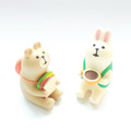 日本 Decole - 兔兔熊熊小擺飾 共4款_3