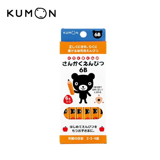 黑熊君6B三角鉛筆
