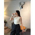 斜肩無袖個性上衣 SS06_3