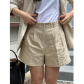 打褶棉質短褲 PT02_3