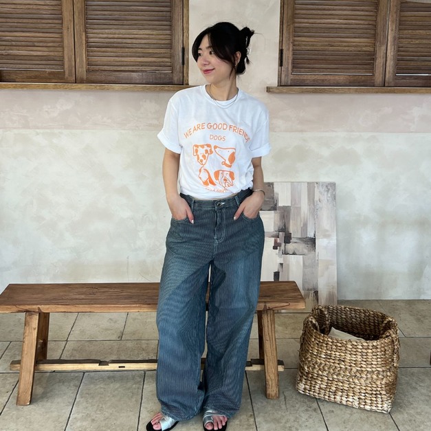 細條紋牛仔褲 DJ10