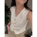 亞麻馬甲背心 SS26_2
