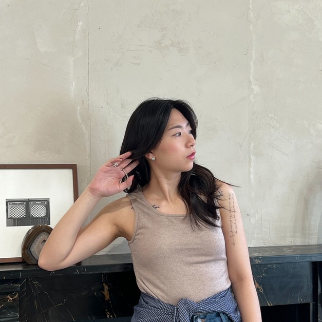 秋季方領小背心 SS31