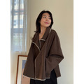 特殊縫線披肩大衣 JK12_4
