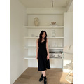 細肩修身長洋裝 DR08_9