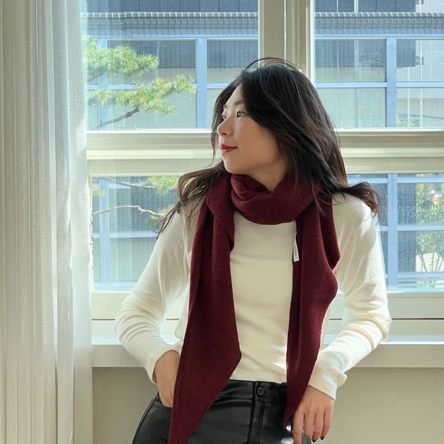 三角羊毛針織披肩｜多種用法 SC01