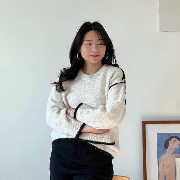 拼色羊毛針織衫 LS17