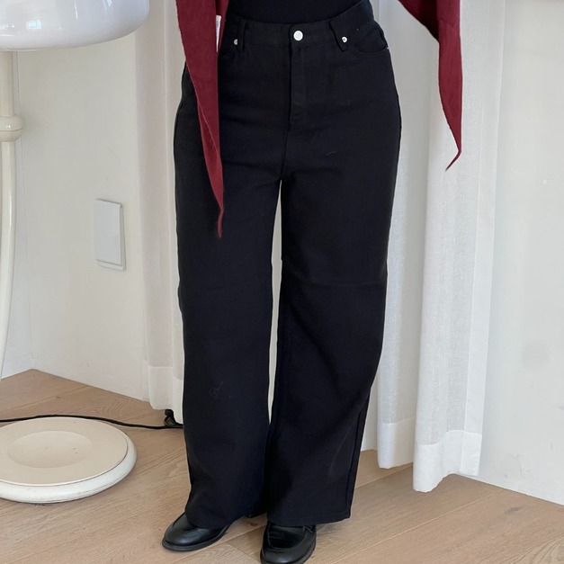 暖暖刷毛直筒褲 DJ15