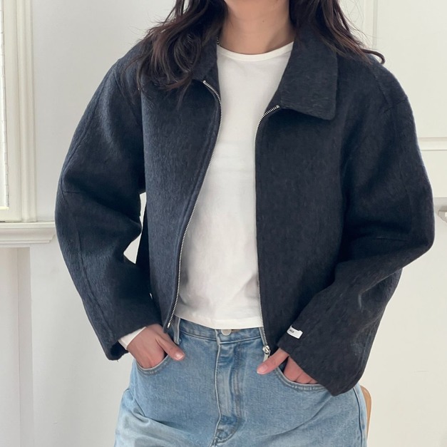 翻領手工羊毛外套 JK19