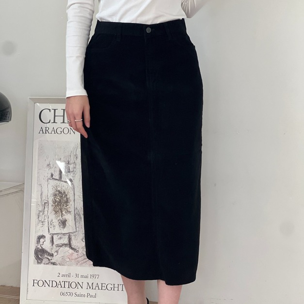 燈芯絨長裙 SK11