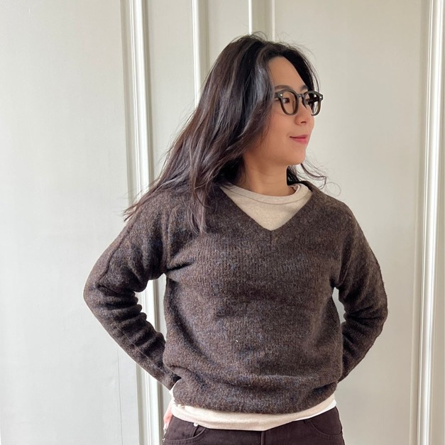 混色V領毛衣 LS28（APM select）