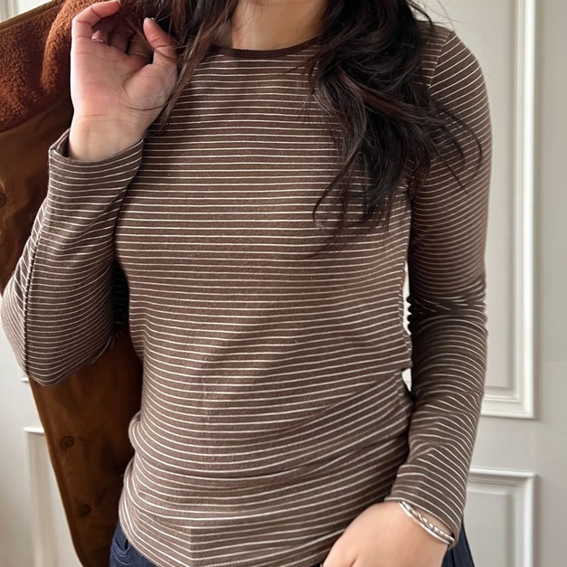 小蜜蜂橫條上衣 LS26