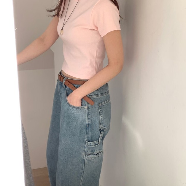 SS41 合身短版tee