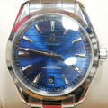 OMEGA 歐米茄 AQUA TERRA 海馬150系列 同軸擒縱 藍海馬 220.10.41.21.03.004【精裝盒配版】_1