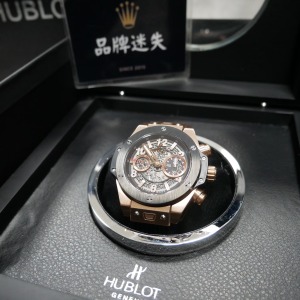 Hublot 宇舶 Big Bang Unico King Gold Ceramic 大爆炸玫瑰金 新創設計 矽膠錶411.OM.1180.RX