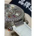 FRANCK MULLER 法蘭穆克 ROUND Double Mystery 白色滿鑽系列 42 DM D2R CD Blue Croco_3