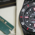 勞力士 Rolex DiW Carbon Submariner ALL CARBON BLACK 116610_3