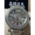 FRANCK MULLER 法蘭穆克 ROUND Double Mystery 白色滿鑽系列 42 DM D2R CD Blue Croco_1