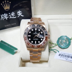 勞力士 格林威治 永恆玫瑰金沙士圈 GMT-MASTER II 126715CHNR-0001