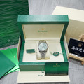 勞力士 DateJust 日誌 41mm 薄荷綠色坑紋 蠔式鋼 126300_2