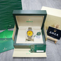 勞力士 OYSTER PERPETUAL OP系列 41mm 黃色 蠔式鋼 124300_2