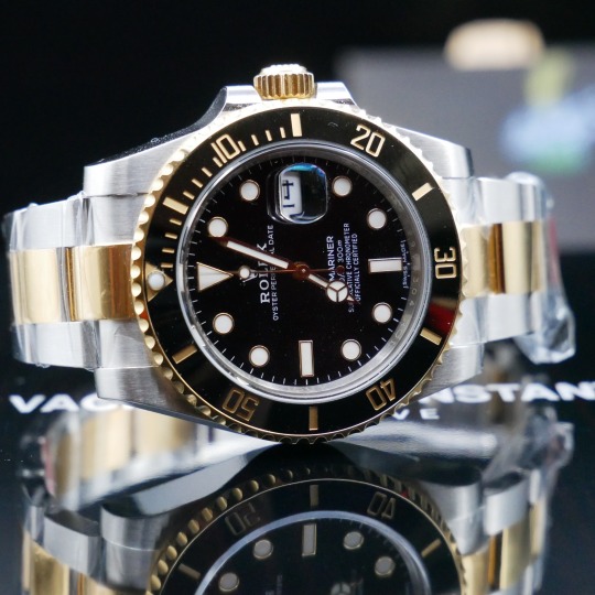 勞力士 Rolex 半金黑水鬼 Submariner 116613LN_0