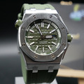 Audemars Piguet 愛彼 皇家橡樹離岸型 軍綠盤 15710ST.OO.A052CA.01