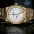 Audemars Piguet 愛彼 皇家橡樹型 玫瑰金白面 15400OR.OO.1220OR.02_1