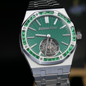 Audemars Piguet 愛彼 皇家橡樹型 飛行陀飛輪自動腕錶 AP 26533OR.OO.1220OR.01